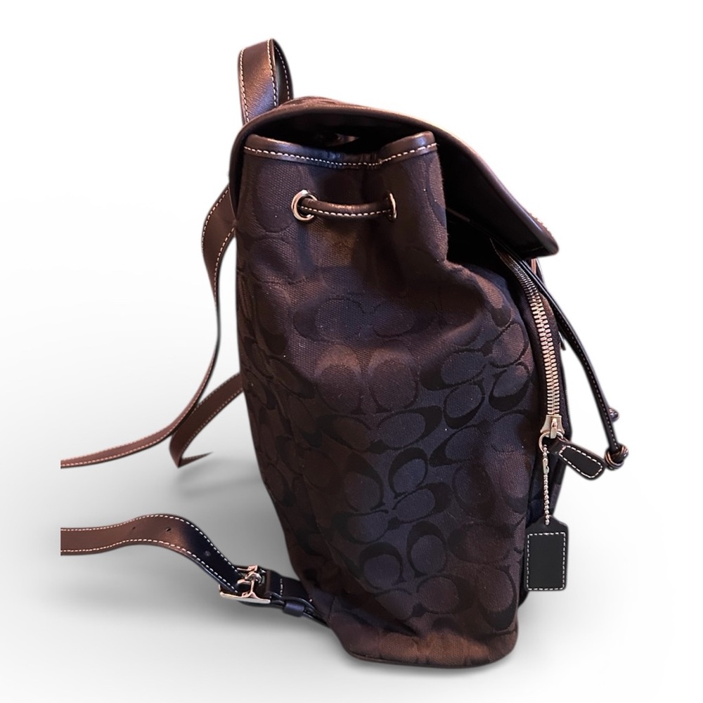 Black Coach Backpack - image 6